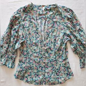 NWOT ✨️ Free People I Found Top Floral Blouse